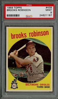 1959 Topps #439 Brooks Robinson - PSA MINT 9 